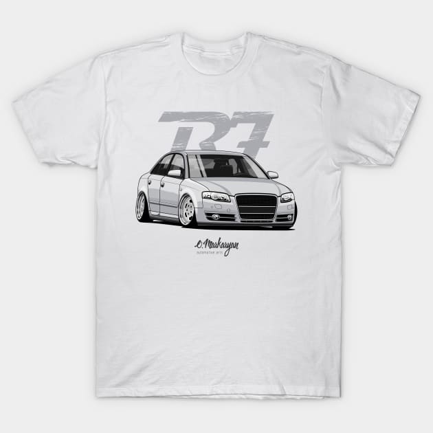 A4 B7 T-Shirt by Markaryan